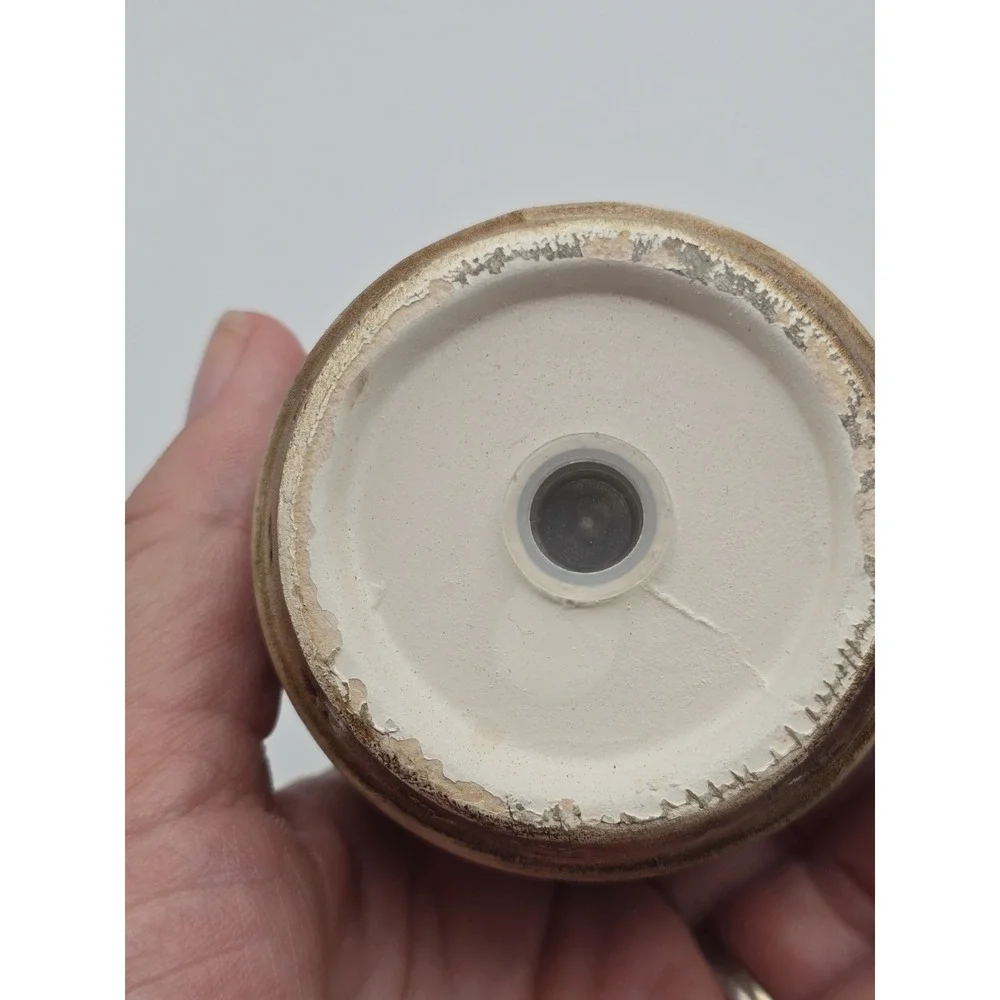 Pair of Vintage MCM Ceramic Salt Pepper Shakers‎ Indian Native American Barrels